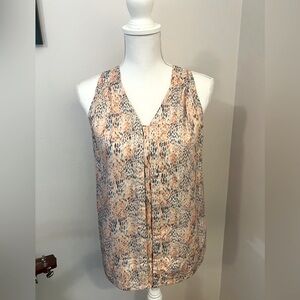 Rebecca Taylor Multicolored Sleeveless Relaxed Tank Top - Worn Once!